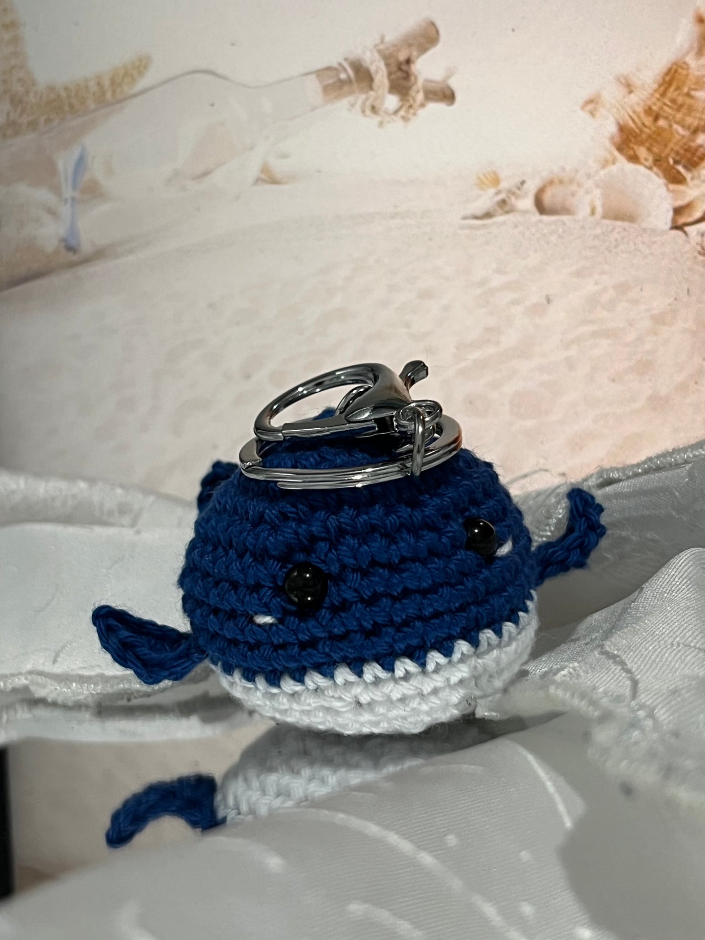 Amigurumi Whale Bag Charm