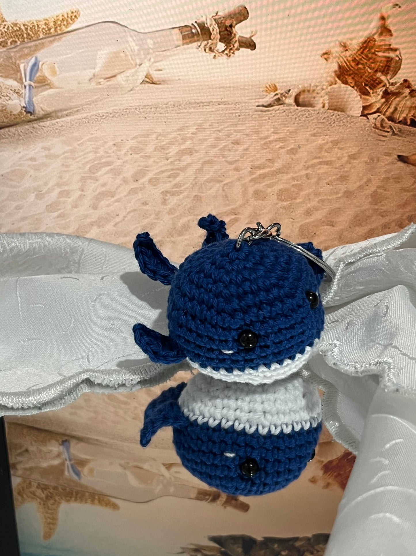Amigurumi Whale Bag Charm