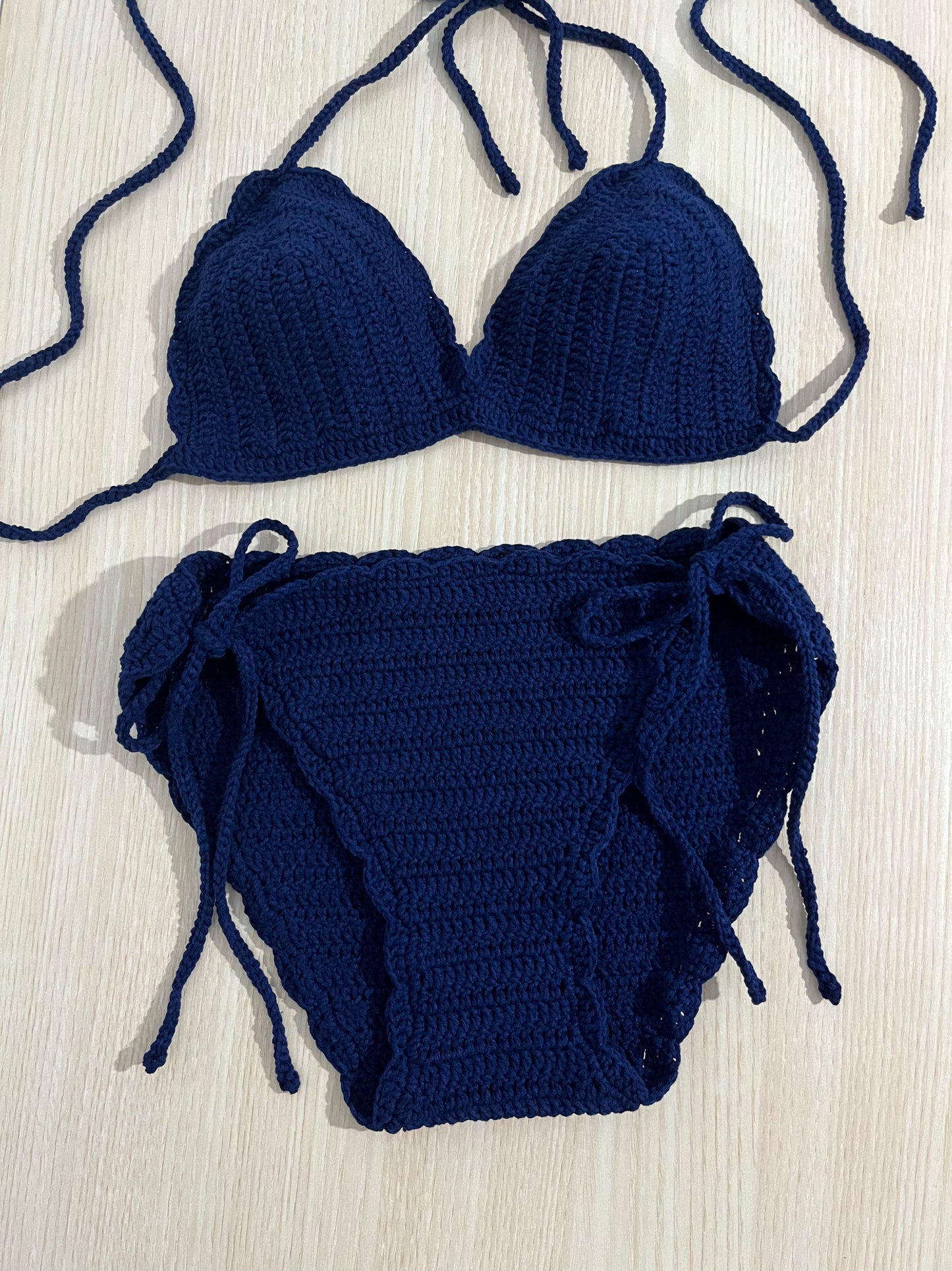 2-piece Bikini Crochet Swimsuit