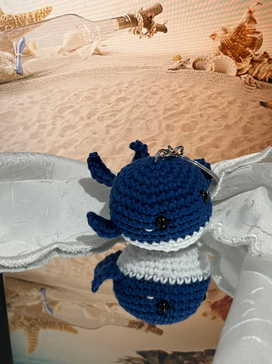 Amigurumi Whale Bag Charm