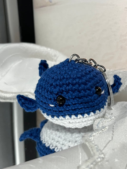 Amigurumi Whale Bag Charm