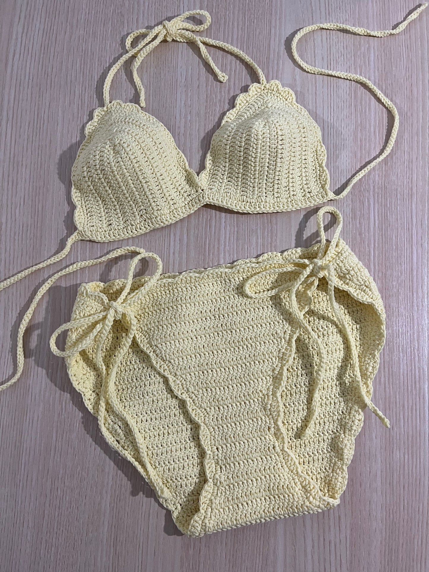 2-piece Bikini Crochet Swimsuit